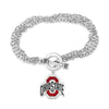 Ohio State Buckeyes  Game Day Glitter Bracelet - ALL SALES FINAL