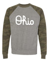 Grey/Camo Ohio Crewneck Sweatshirt