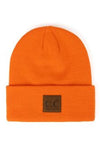 CC Everyday Beanie Unisex in Neon Orange or New Olive - ALL SALES FINAL