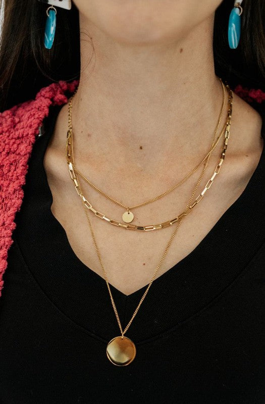 Brinley Layer Gold Necklace