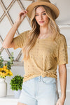 Lightweight V-Neck Sweater Top - 2 Colors - ALL SALES FINAL