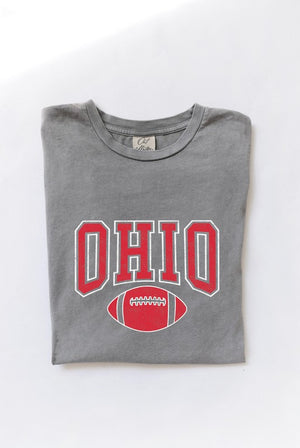 OHIO FOOTBALL Mineral Graphic Top