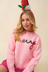 MERRY Letter Christmas Sweater