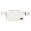 CC Sherpa Belt Bag Fanny Pack in Burgundy or Ivory