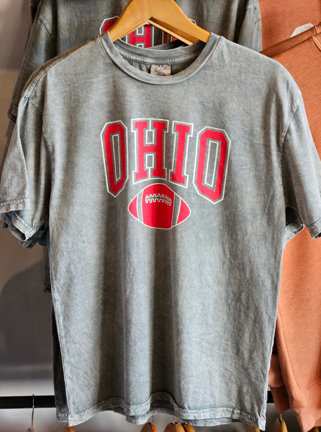 OHIO FOOTBALL Mineral Graphic Top