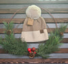 CC Festive Beanie in Rust or Taupe - ALL SALES FINAL