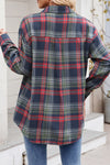 Oversized Flannel Plaid Button Down Shirt in 3 Colors