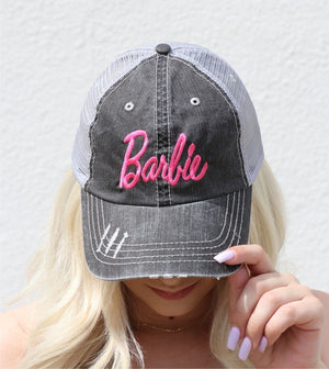 BARBIE Embroidered Trucker Hat