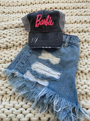 BARBIE Embroidered Trucker Hat