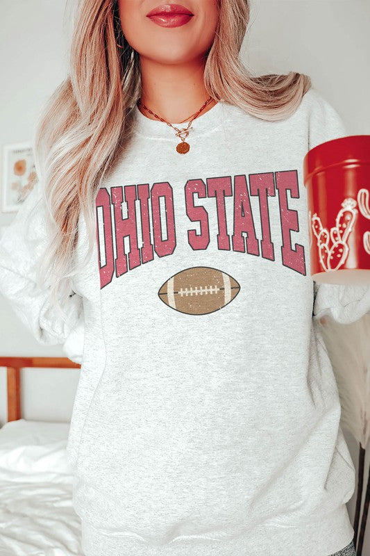 Oversized ohio state discount sweatshirt