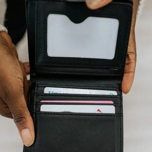 Bristol Mini Wallet in Black or White