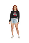 Ohio State OSU Buckeyes Knit Cropped Crewneck