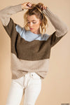 Oversized Brushed Pullover Sweater - ALL SALES FINAL