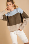 Oversized Brushed Pullover Sweater - ALL SALES FINAL